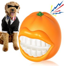 PROKEl Dog Toys Squeak Chew Toys Tough Ballfor Medium Large Extra Aggressive ChewersringDogs Breed Interactive Enduring IndestructibleSqueaky Toy